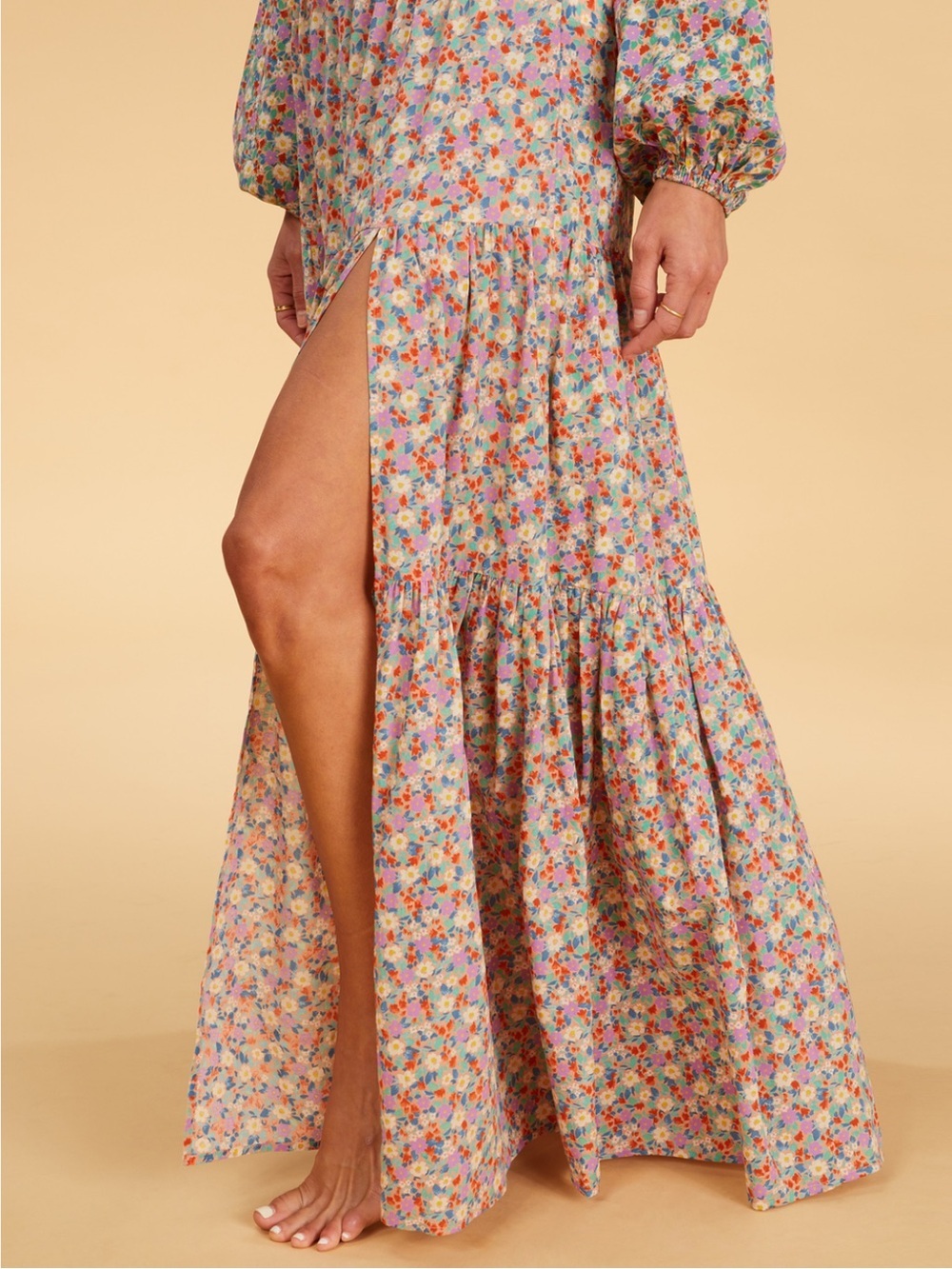 BILLABONG x SALTY BLONDE Free Love Skirt Floral Large NWT 167 - Picture 5 of 14